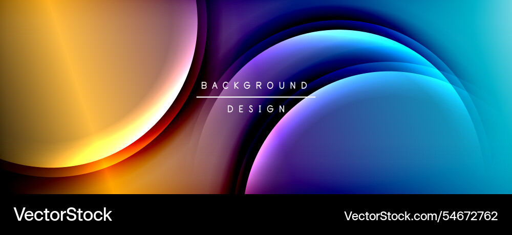 Bright rainbow style color gradient with curve Vector Image