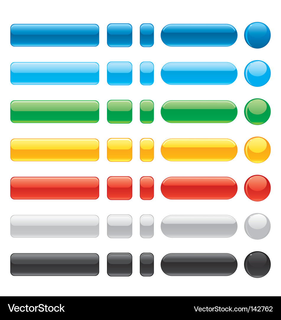 Button Collection vector image