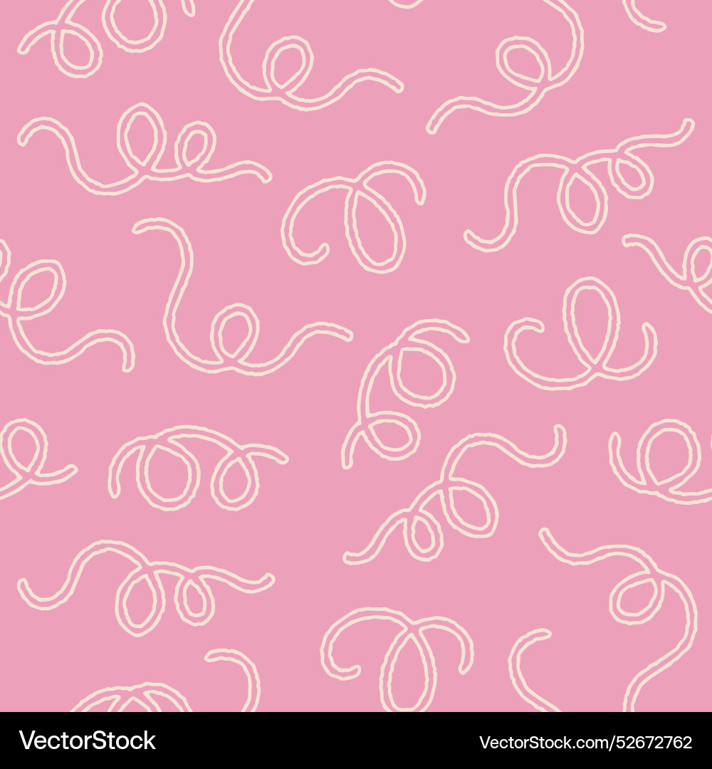Outline bunch of swirl seamless pattern design Outline bunch of swirl seamless pattern design vector image