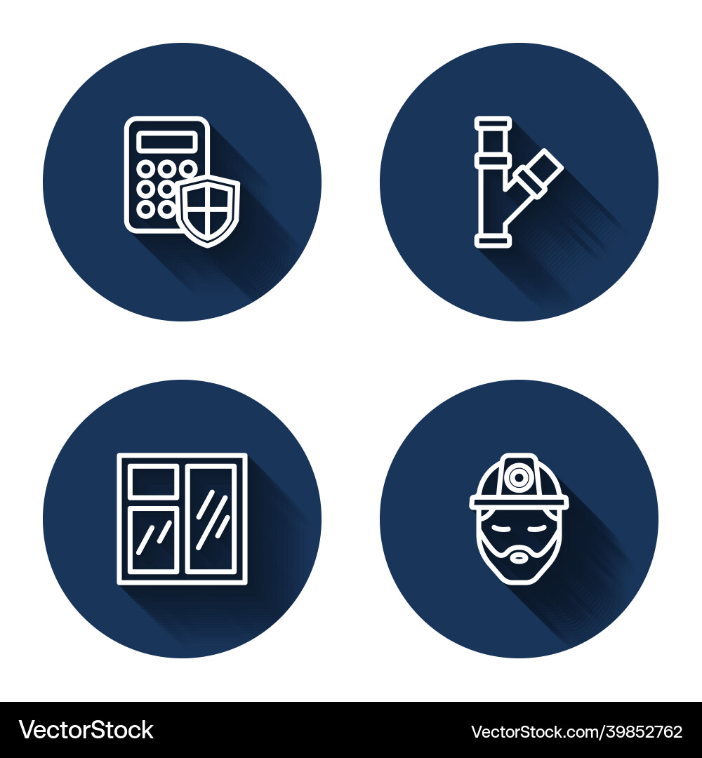 Set line security keypad access panel industry Set line security keypad access panel industry vector image