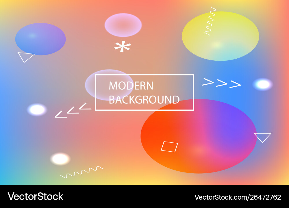 Smooth gradient mesh Vector Image