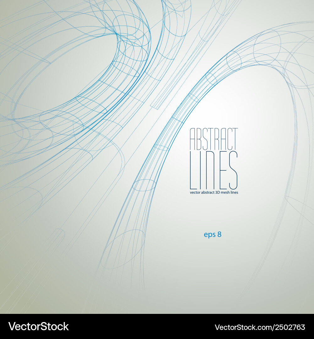 Abstract Line Technology Background Vector Image