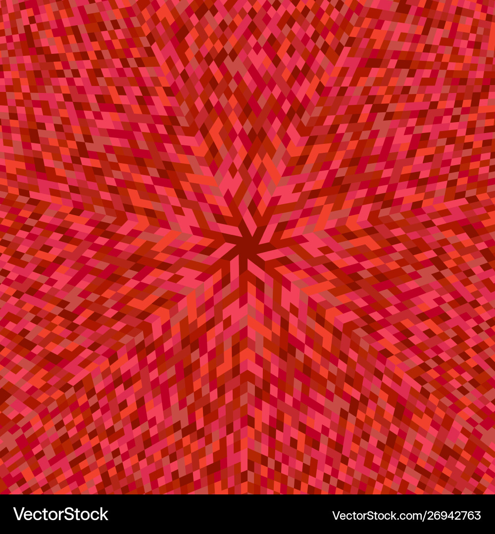 Dynamic colorful round tiled pattern mosaic vector image