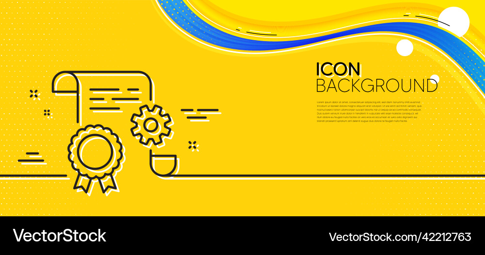 Engineering doc line icon technical documentation Engineering doc line icon technical documentation vector image