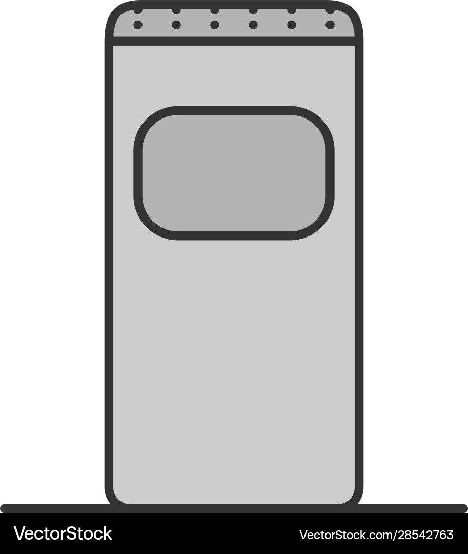 Garbage bin color icon Garbage bin color icon vector image