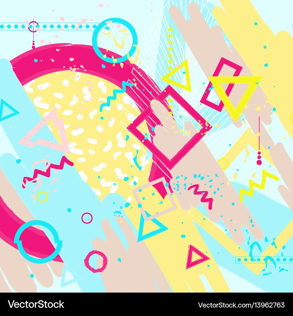 Geometric Abstract Pattern Vector Image