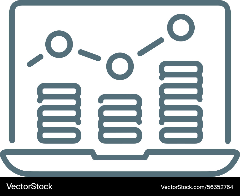 Computer icon symbol image Vector Image