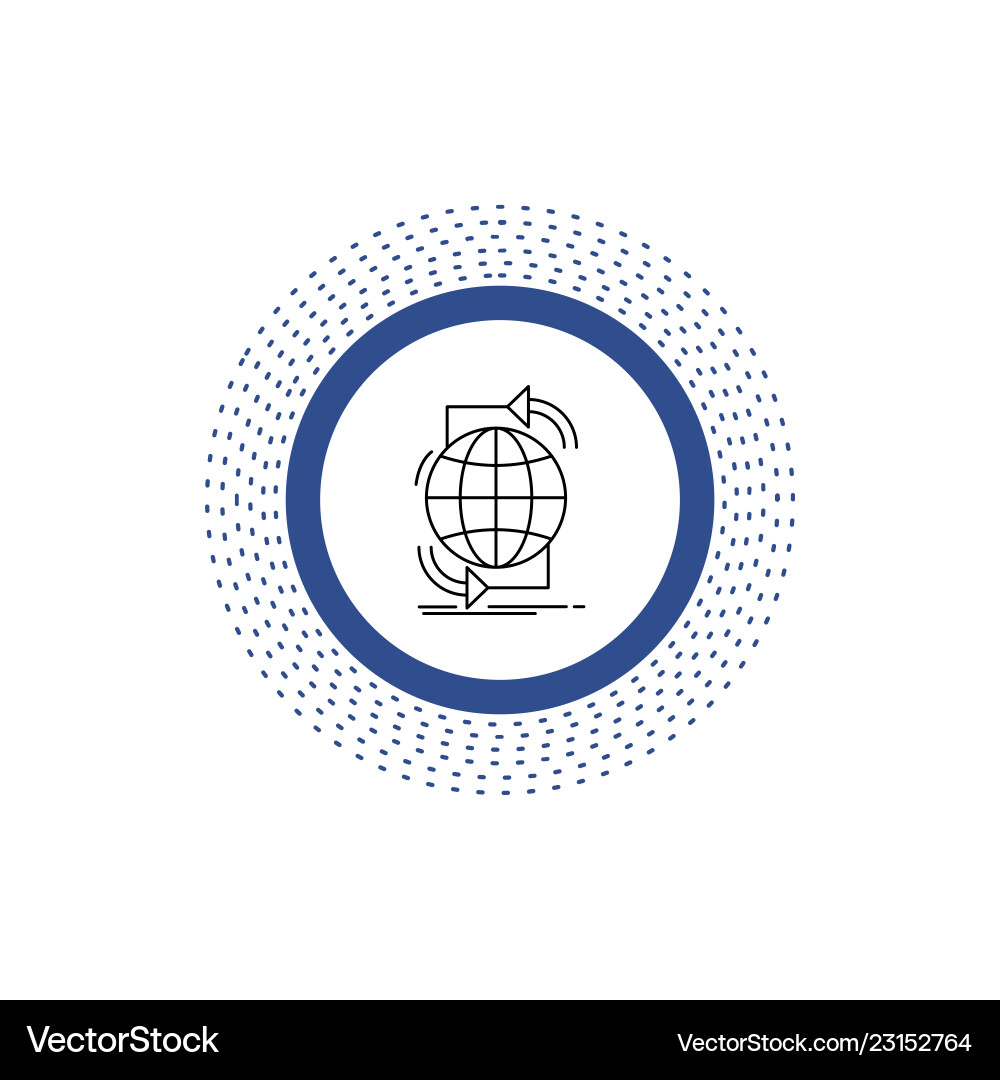 Connectivity global internet network web line Connectivity global internet network web line vector image
