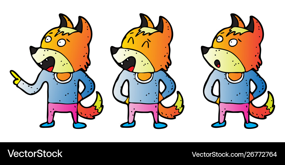 Explainer weasel character design Explainer weasel character design Vector Image