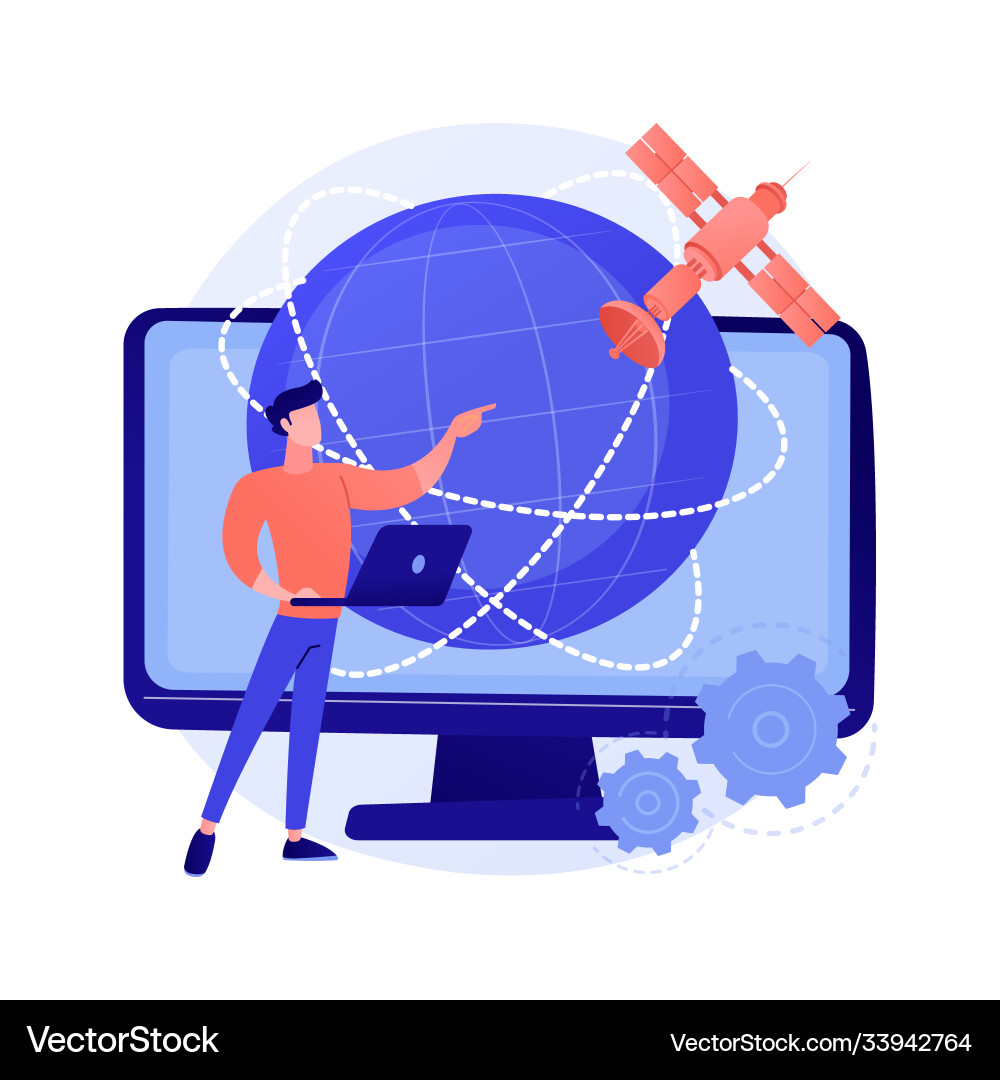 Global web connection abstract concept Global web connection abstract concept Vector Image