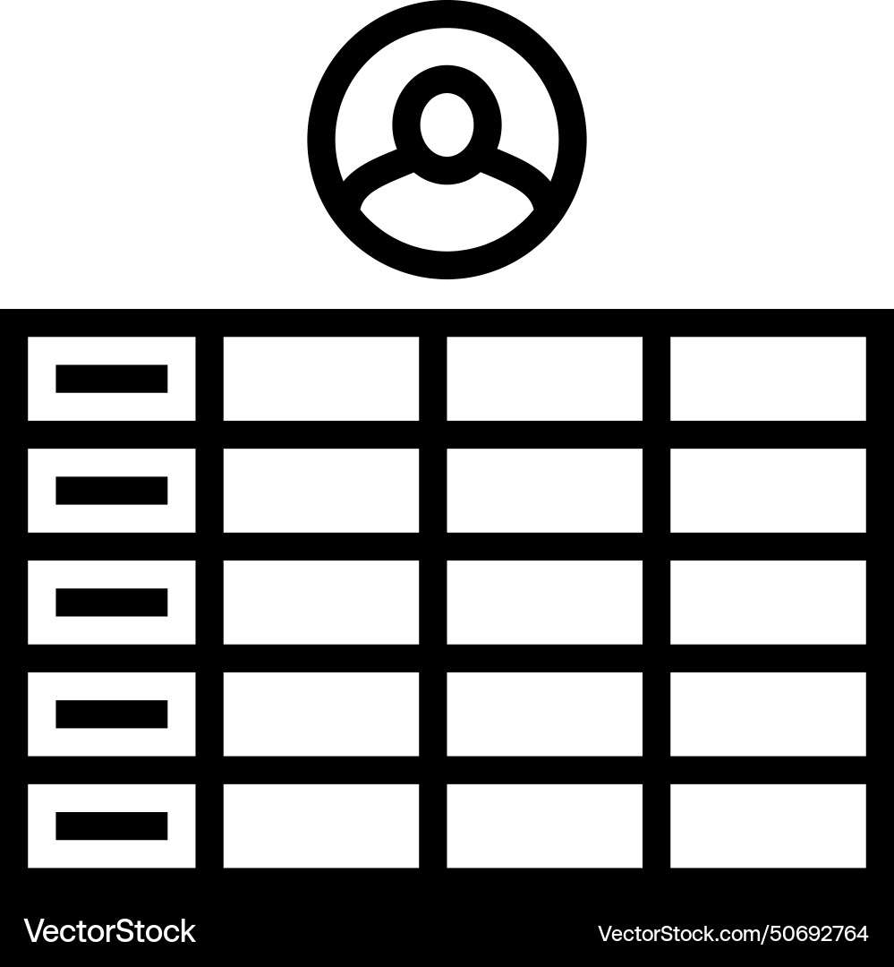 Guerrilla testing ux ui design line icon vector image