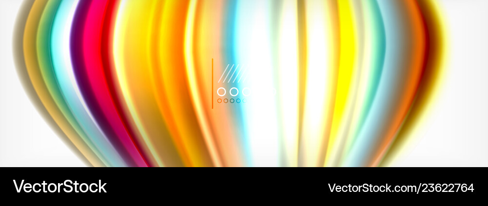 Smooth liquid blur wave background color flow Smooth liquid blur wave background color flow vector image