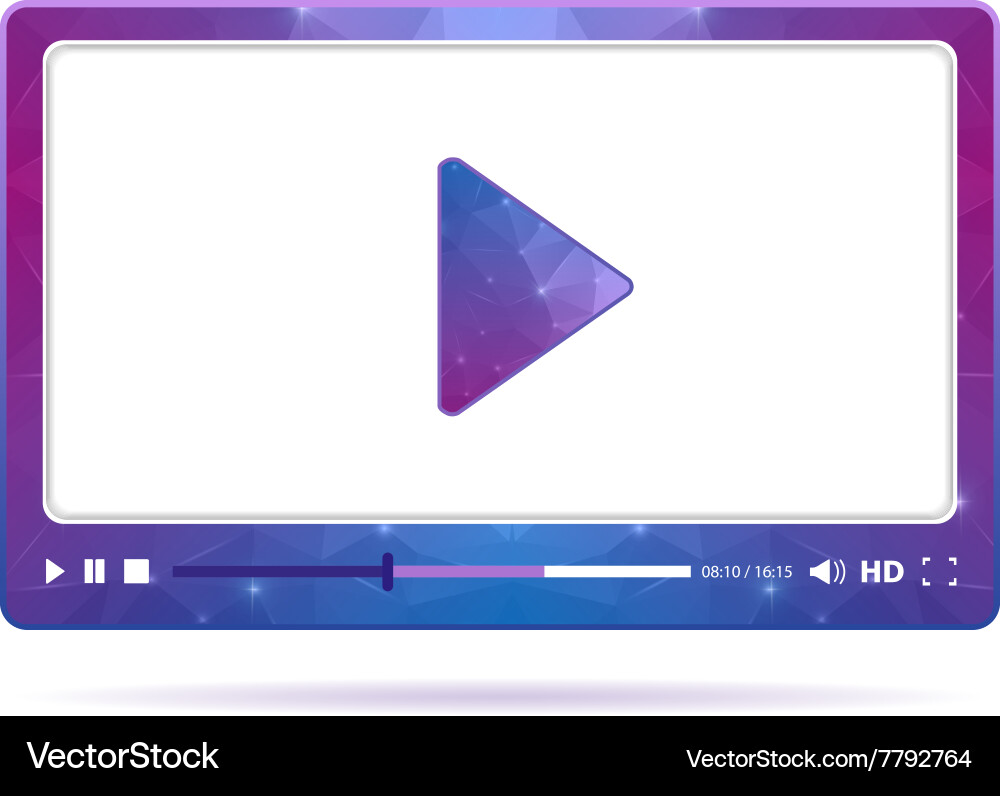Web interface Vector Image