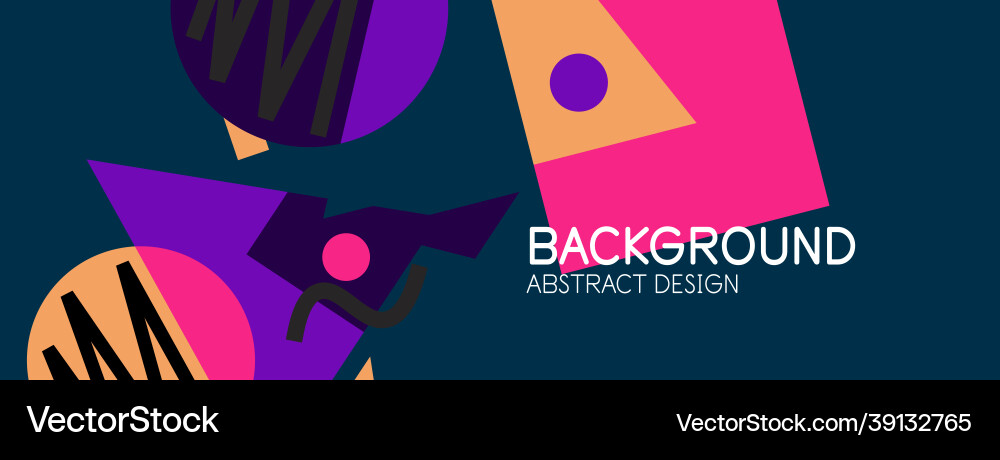 Abstract background with blocks lines geometric Abstract background with blocks lines geometric vector image