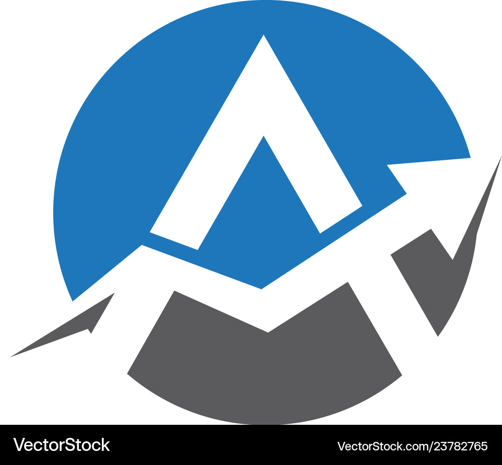 Business finance logo template Business finance logo template vector image