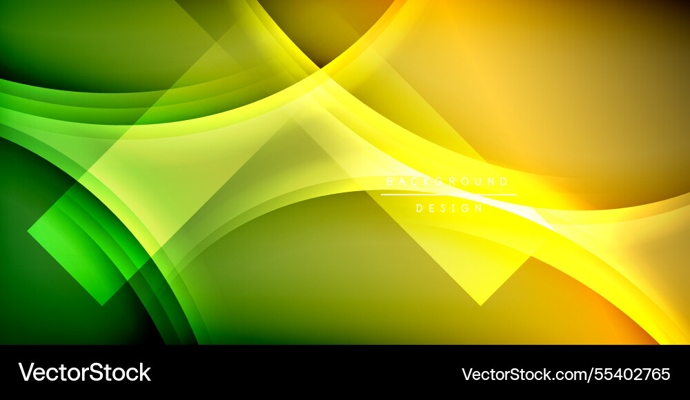 Expressive poster with shadow lines features Vector Image