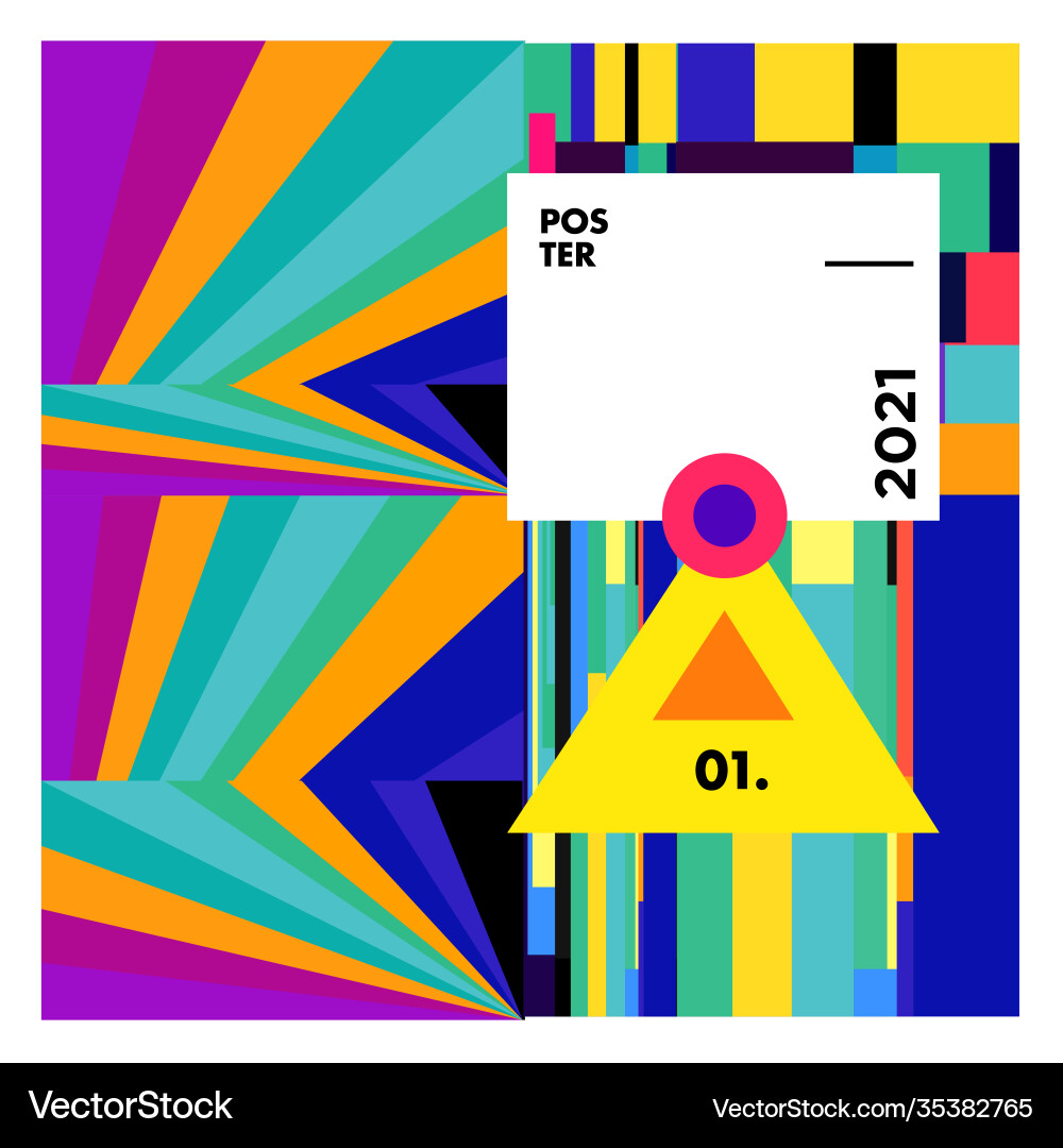 Geometrische bunte Muster für Plakat und Banner Geometrische bunte Muster für Plakat und Banner vektorbild
