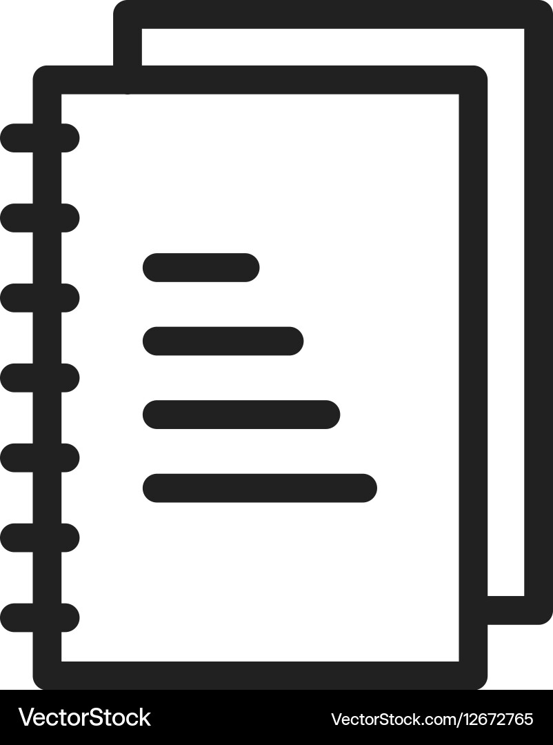 Lab notes Vector Image