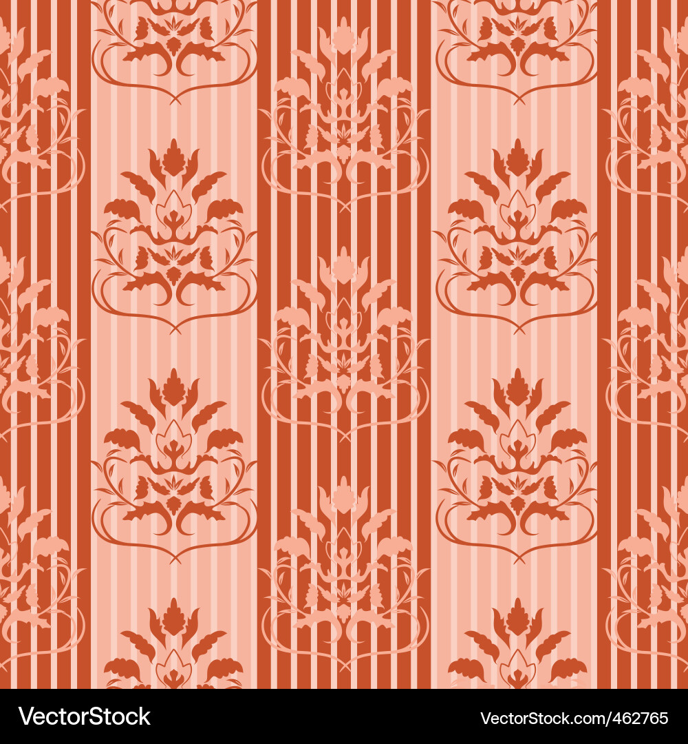 Red seamless pattern vector image