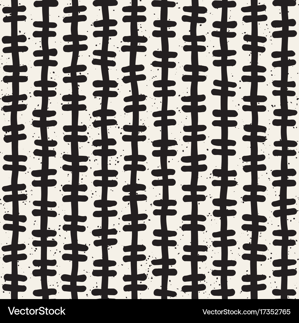 Seamless pattern with hand drawn lines abstract vector image