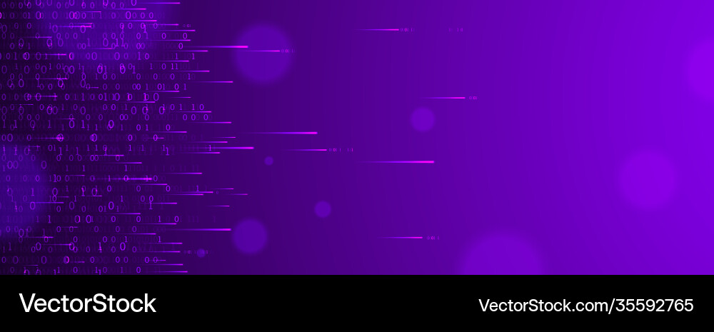 Technology background binary computer code big Technology background binary computer code big vector image