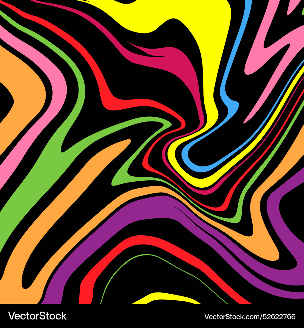 Abstract background with a colourful distorted vector image
