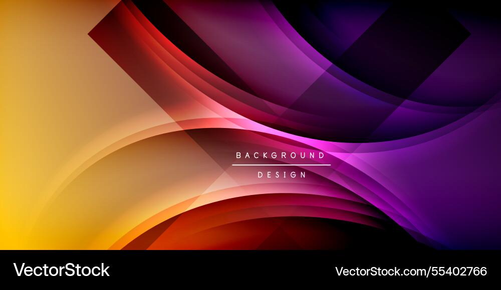 Expressive poster with shadow lines features Vector Image