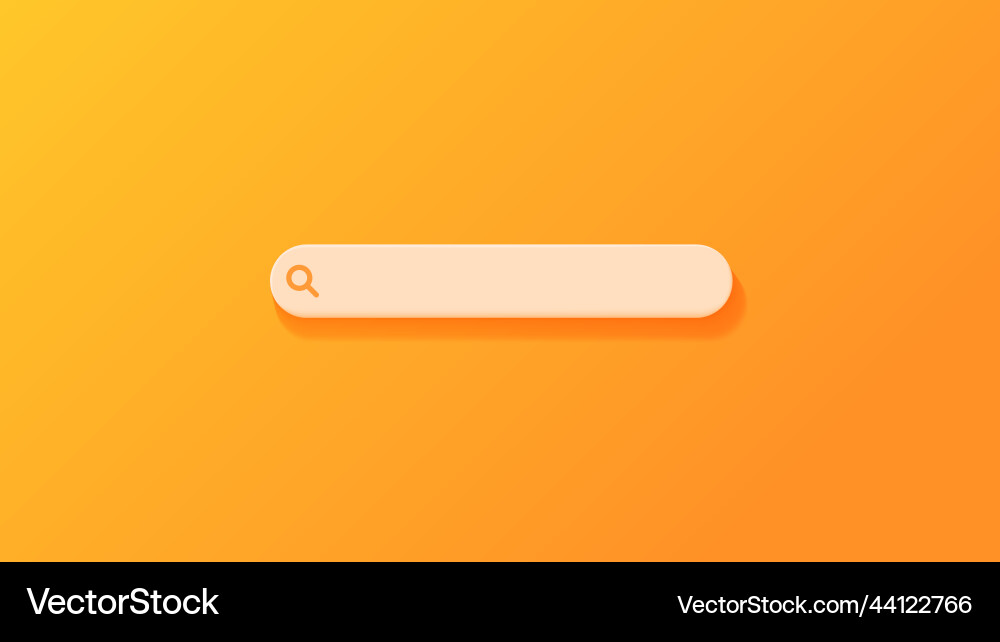Minimal search bar simple and modern Minimal search bar simple and modern Vector Image