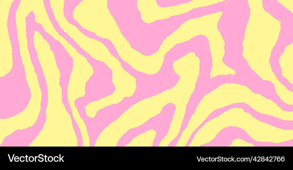 Retro Wave Pattern - Y2K Style vector image