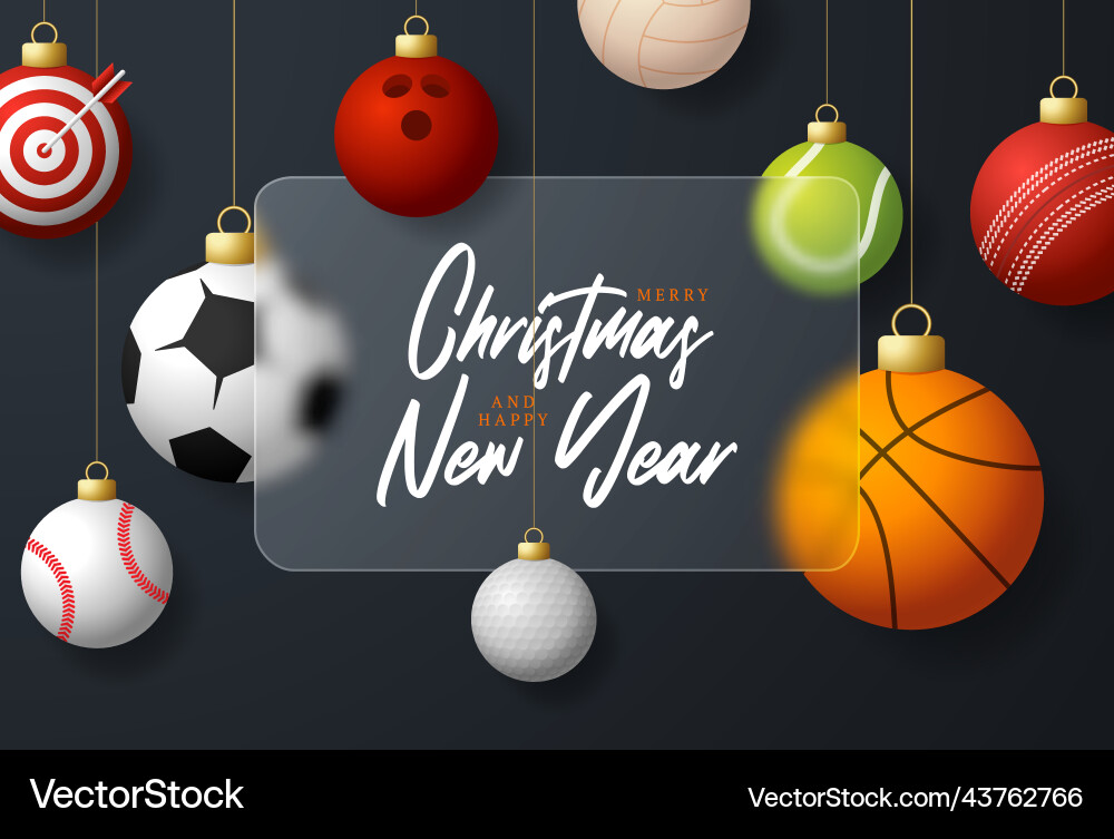 Sport Weihnachten Verkauf Banner oder Grußkarte Sport Weihnachten Verkauf Banner oder Grußkarte vektorbild