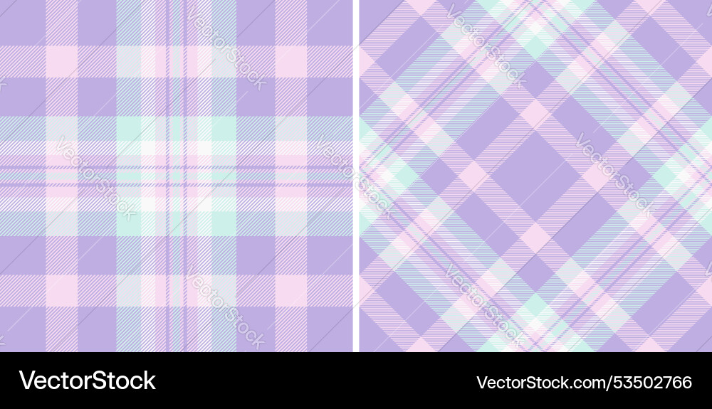 Texture pattern of textile check background Vector Image