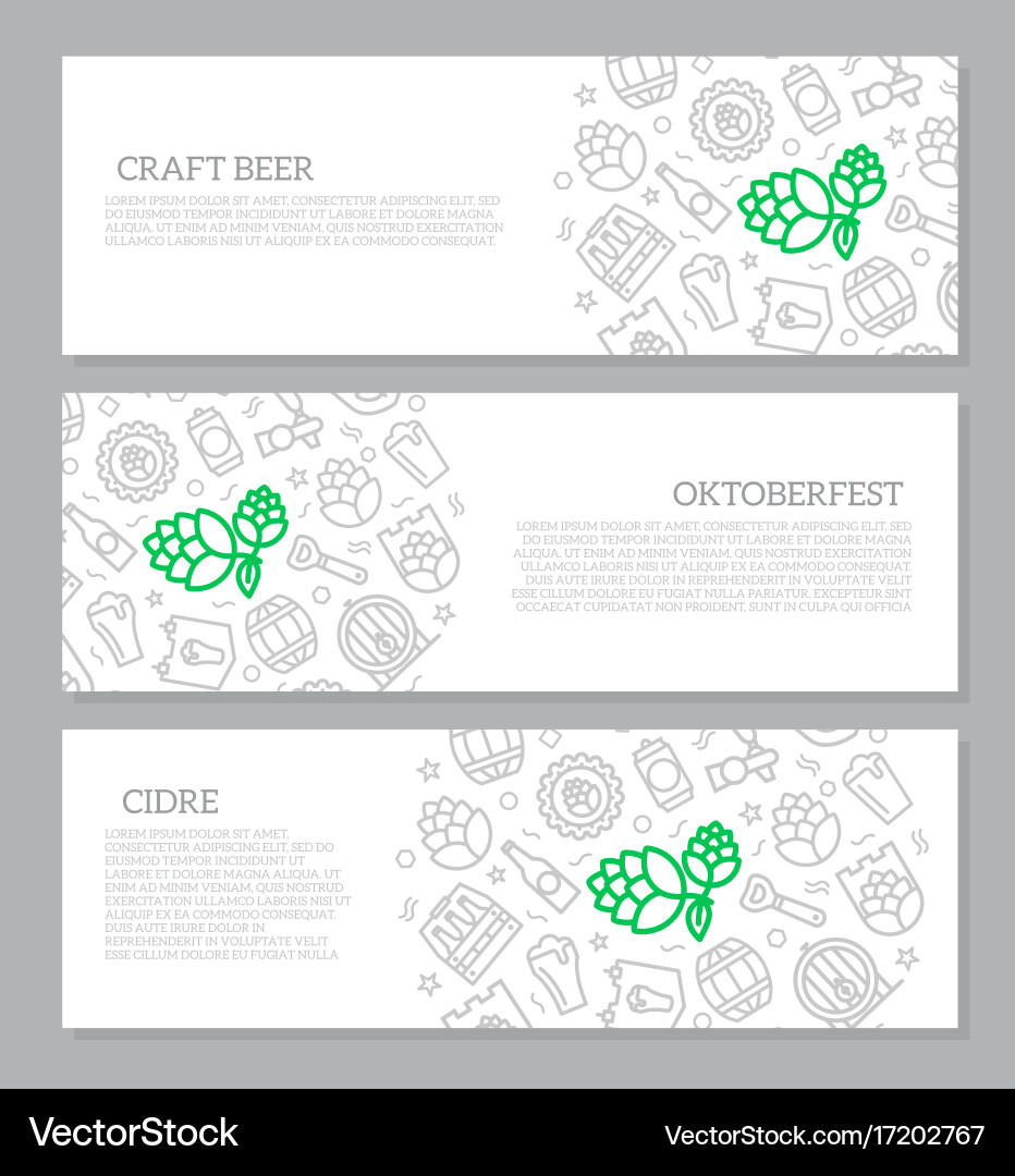 Beer Pub & Bar Collection vector image