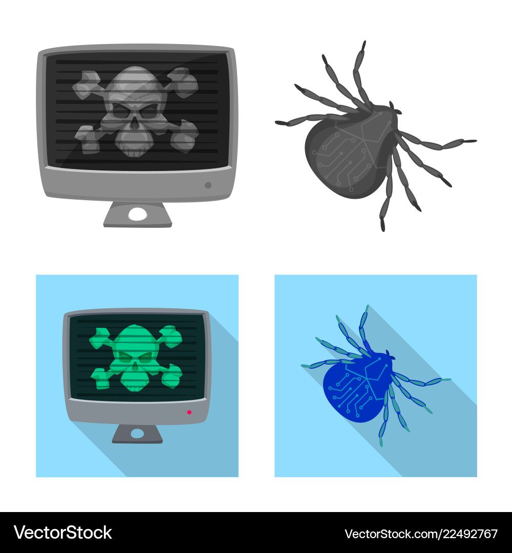 Design of virus and secure symbol set Vector Image