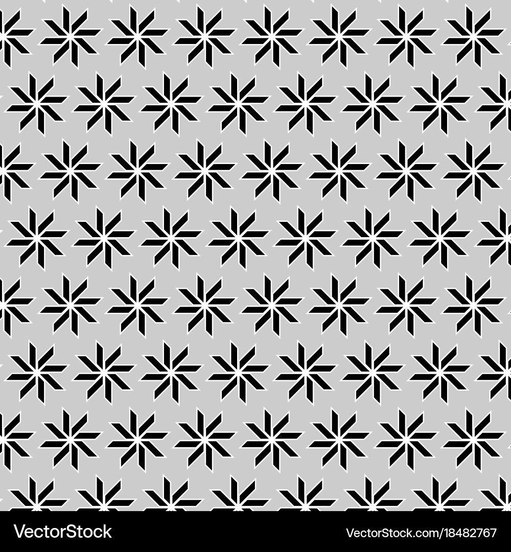 Geometric pattern with gray background Vector Image
