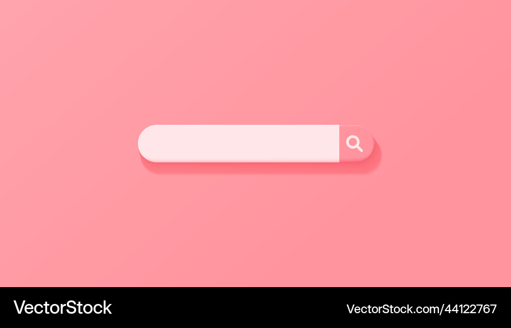 Minimal search bar simple and modern Minimal search bar simple and modern vector image