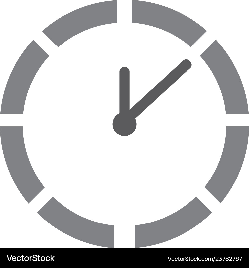 Uhr Icon Flat Uhr Icon Flat vektorbild