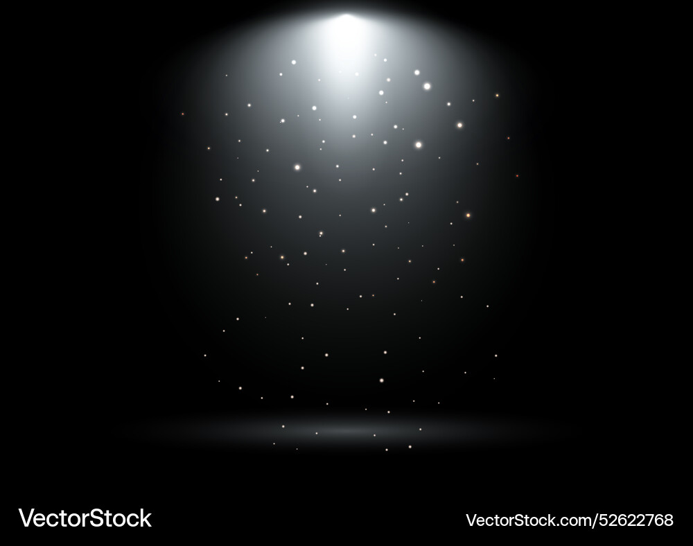 Abstract display background with a spotlight vector image