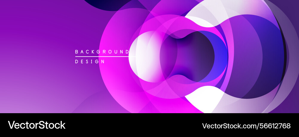 Abstract purple design features overlapping Abstract purple design features overlapping Vector Image