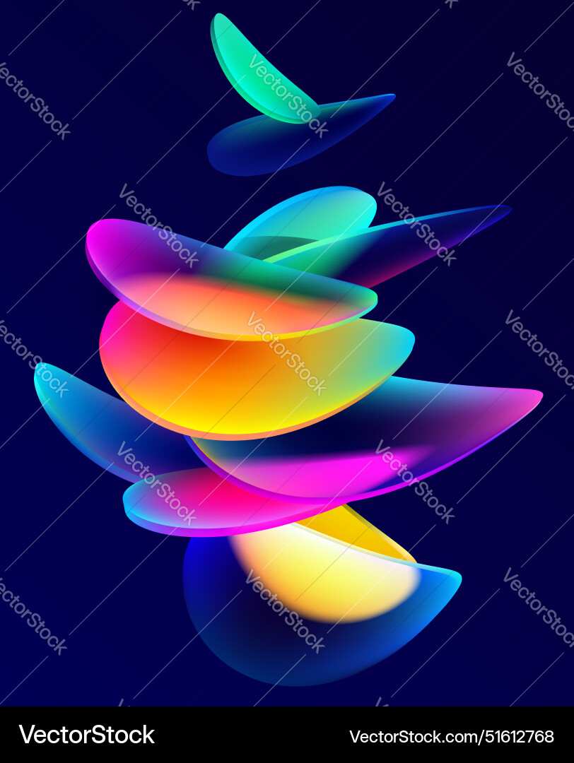 Bunte Kreise und Ovale Kunst geometrische Formen Bunte Kreise und Ovale Kunst geometrische Formen vektorbild