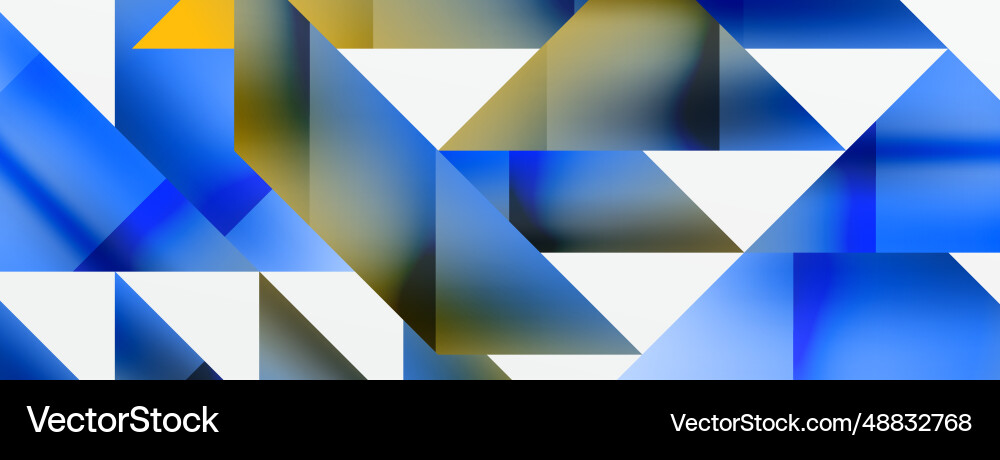 Captivating abstraction triangles Vector Image