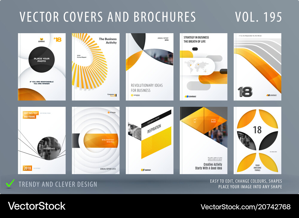 Design set colourful abstract templates Design set colourful abstract templates vector image