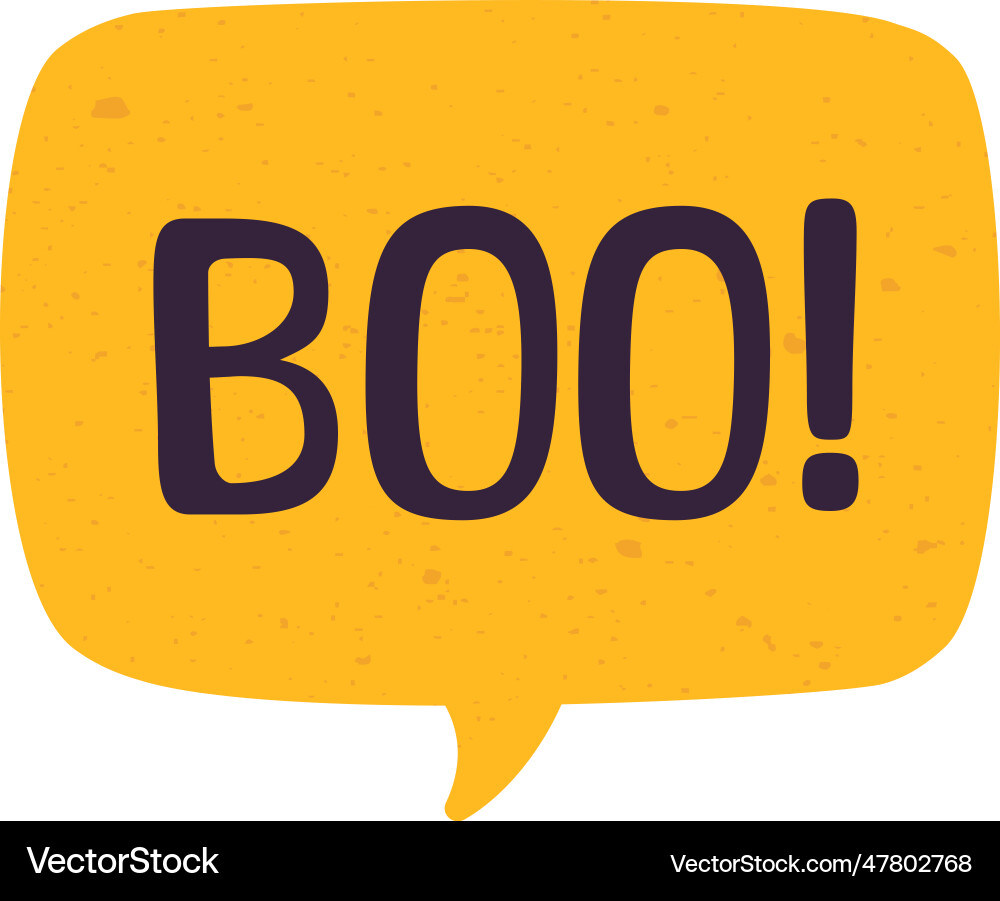 Speech bubble with text boo sound effect digital Speech bubble with text boo sound effect digital Vector Image