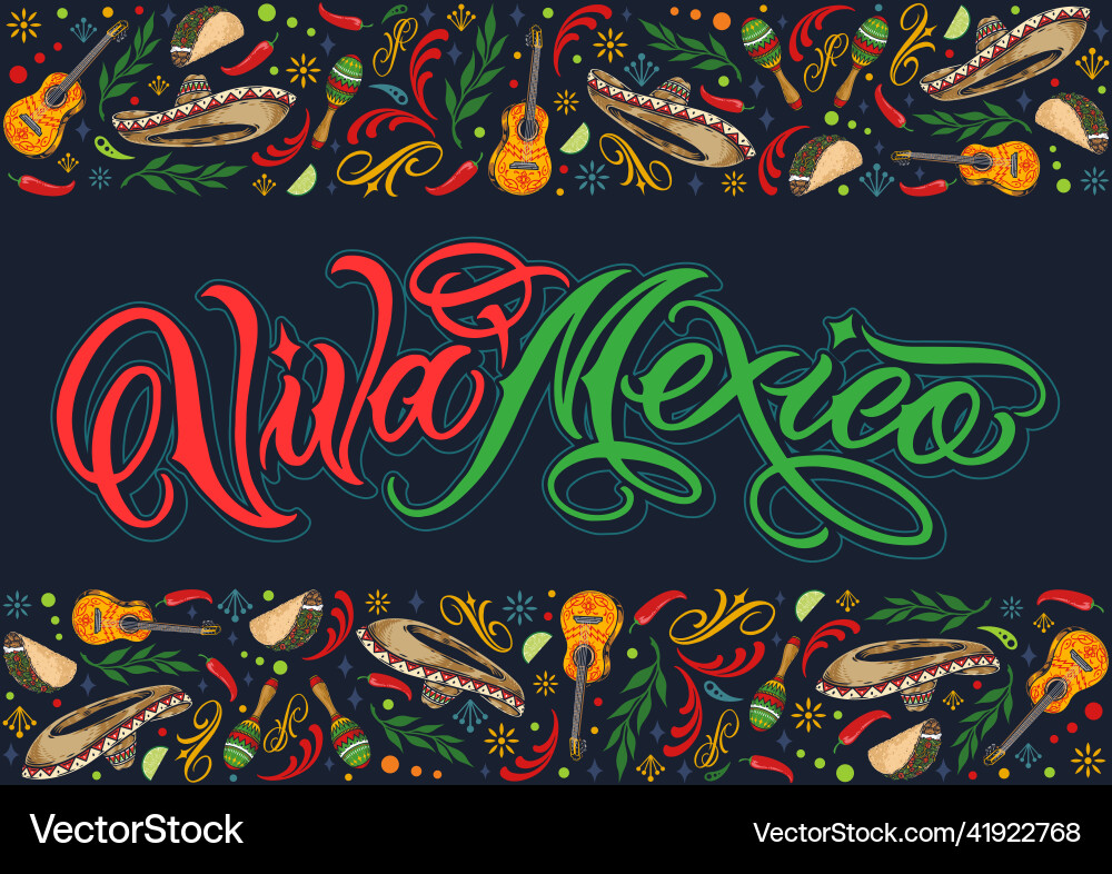 Mexico Viva Script Vector Images (37)