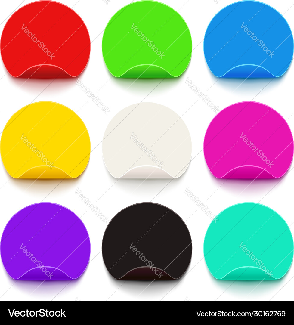 Big set stickers Big set stickers vector image