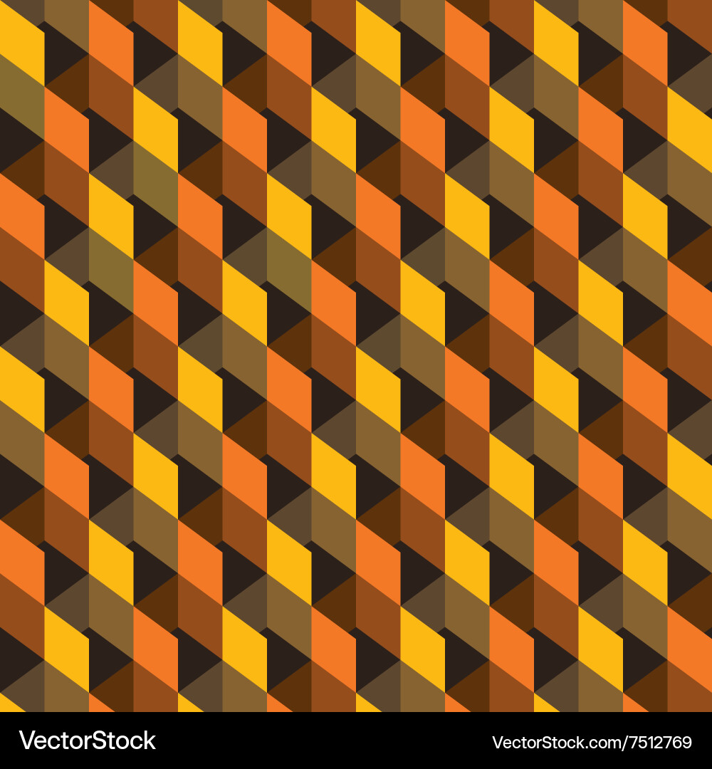 Creative square pattern background vector image
