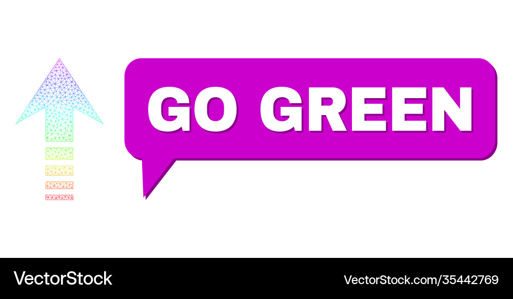 Spectrum network gradient send up icon and go Spectrum network gradient send up icon and go Vector Image