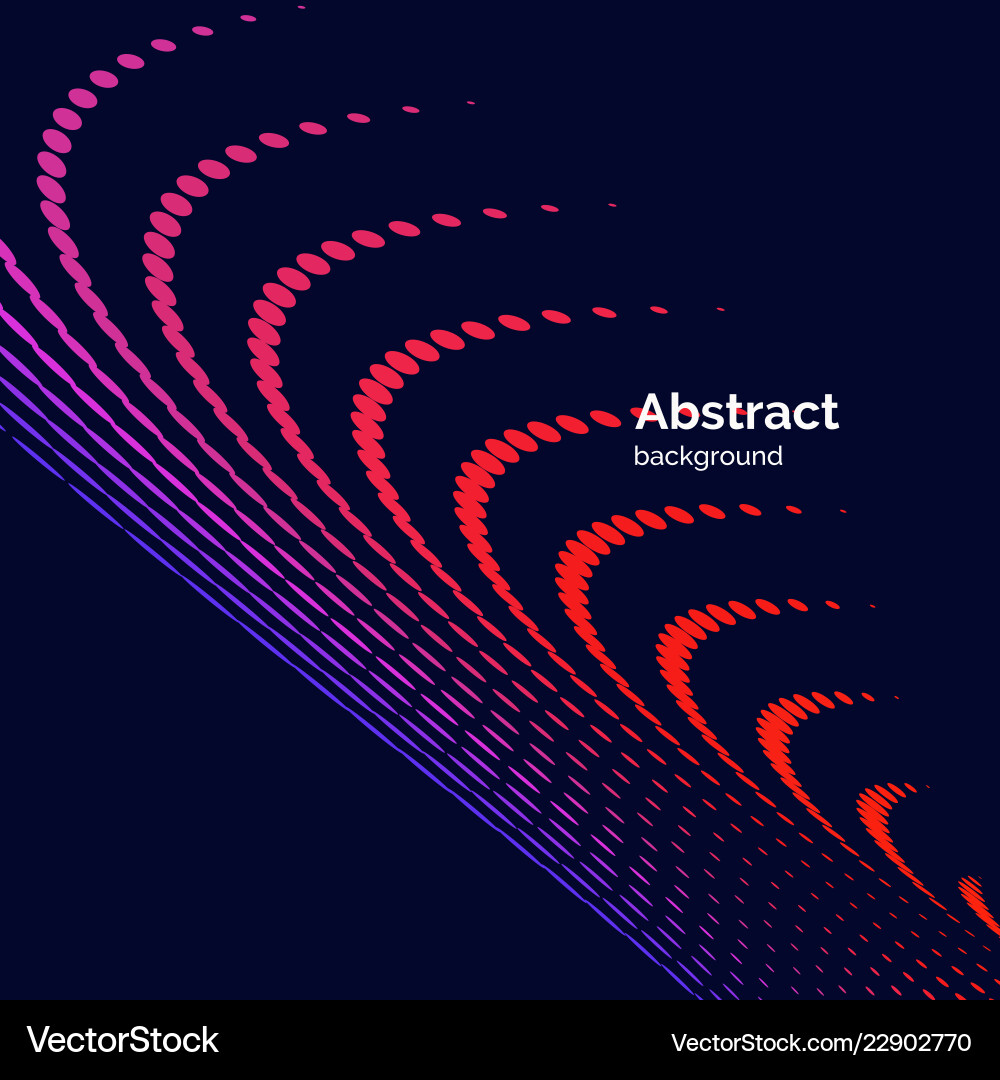 Abstract background with a colored dynamic Vector Image