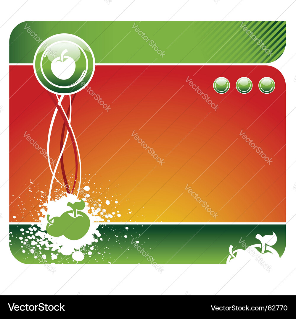 Beautiful summer background with button lines Vector Image