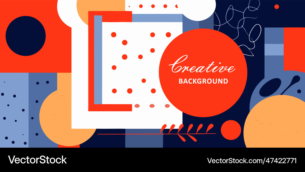 Abstract background with wavy lines and spots Abstract background with wavy lines and spots vector image
