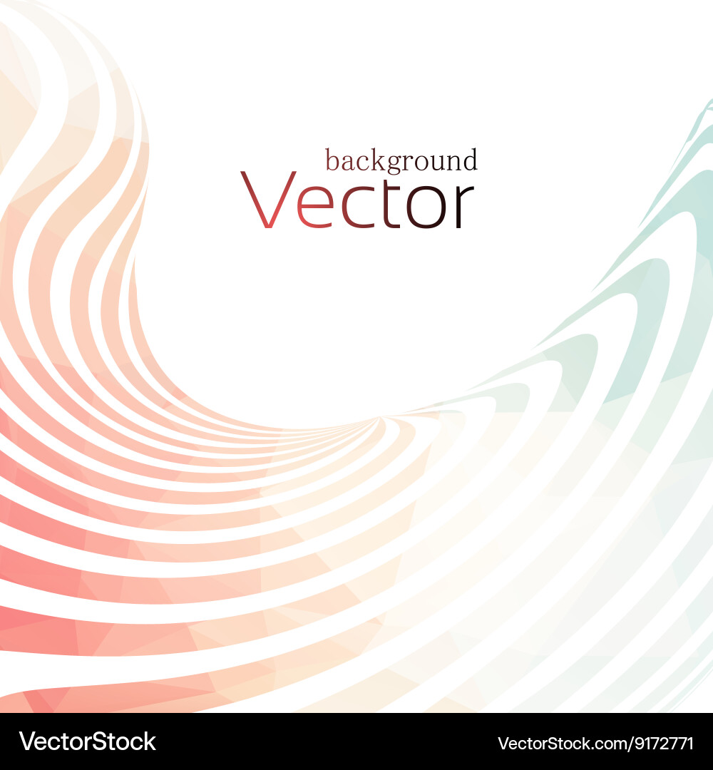 Abstract business background with 3d lines vector image